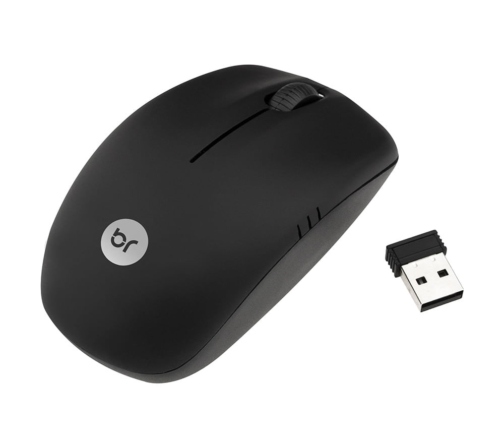 Encontraproduto.com.br - Mouse sem Fio USB Bright 0404 Preto