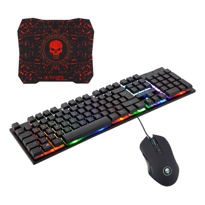Teclado Led, Mouse Led E Mouse Pad