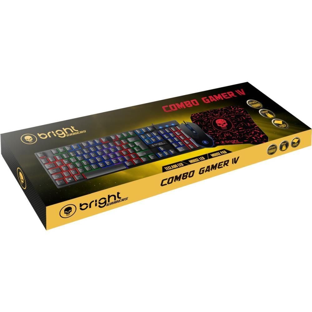 Encontraproduto.com.br - Teclado Led, Mouse Led E Mouse Pad