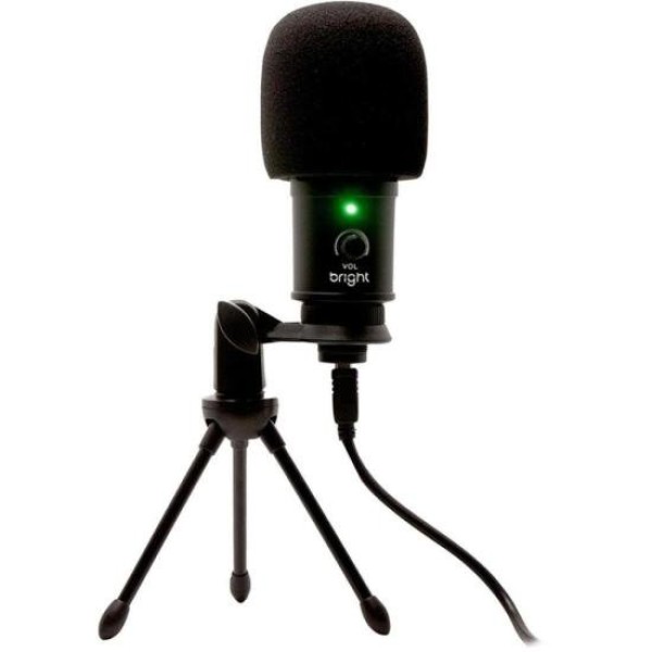 Encontraproduto.com.br - Microfone De Mesa Bright Streamer Rgb [f002]