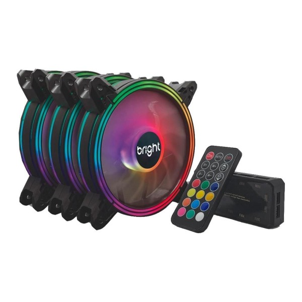 Encontraproduto.com.br - Kit Cooler Rgb Com 3 Peças