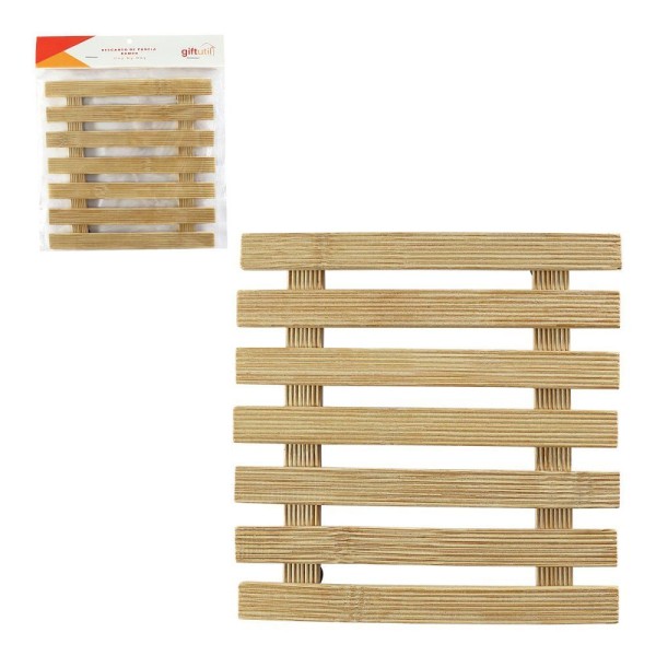 Encontraproduto.com.br - Descanso Para Panela De Bambu
