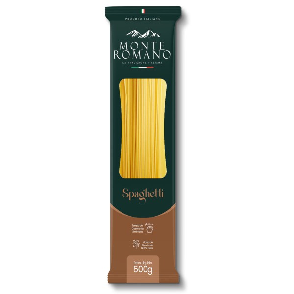Encontraproduto.com.br - Macarrão MONTE ROMANO Spaghetti 500g