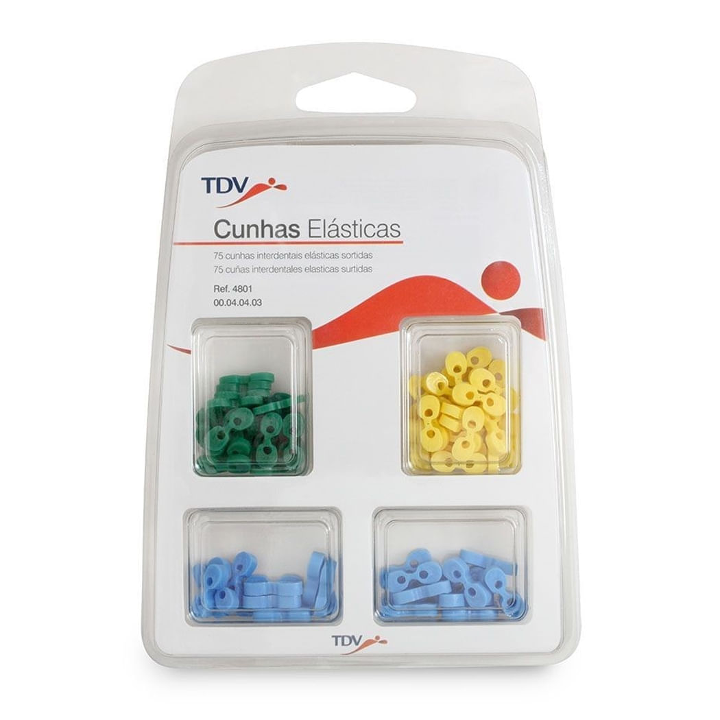 Encontraproduto.com.br - Cunha Elástica Sortida 75 Unidades - TDV