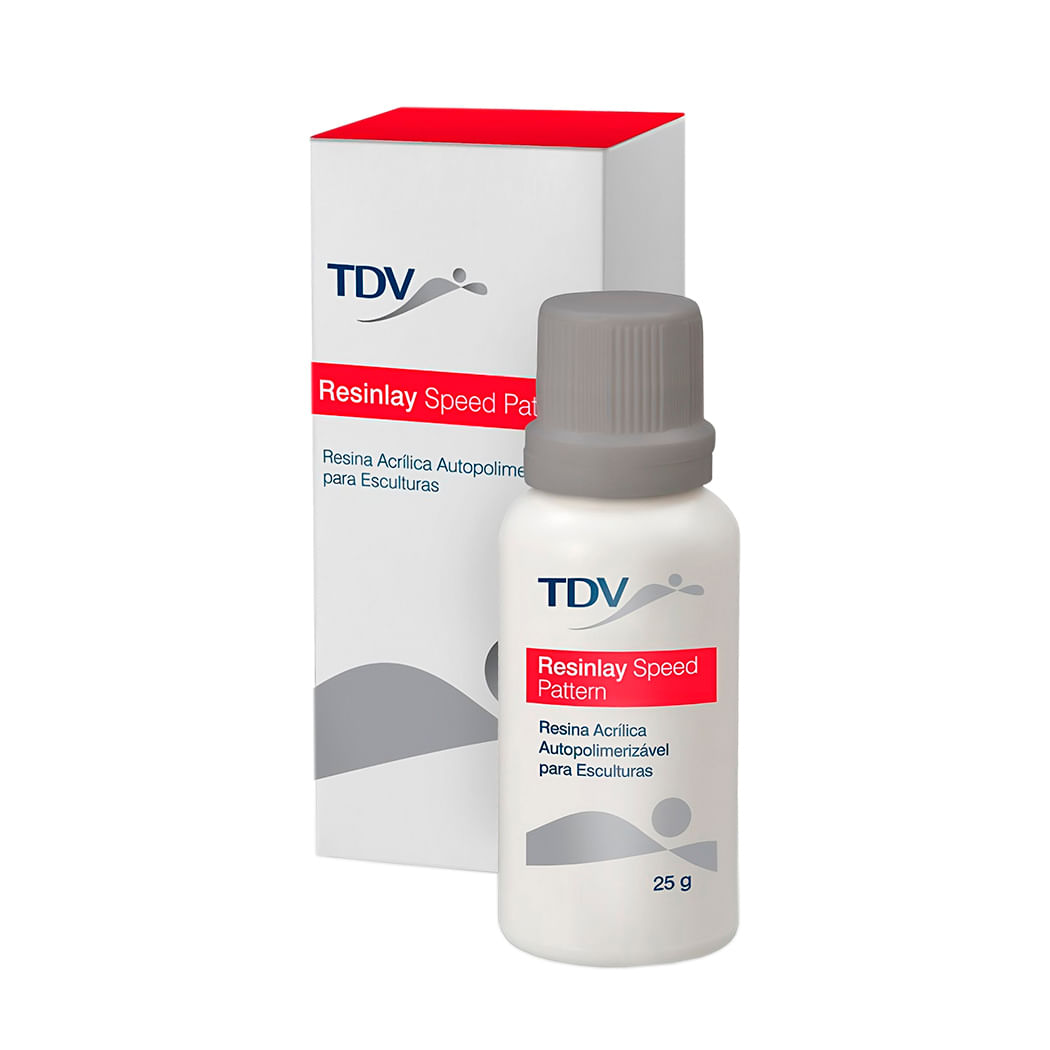 Encontraproduto.com.br - Resinlay Speed Pattern Vermelho 25g - TDV