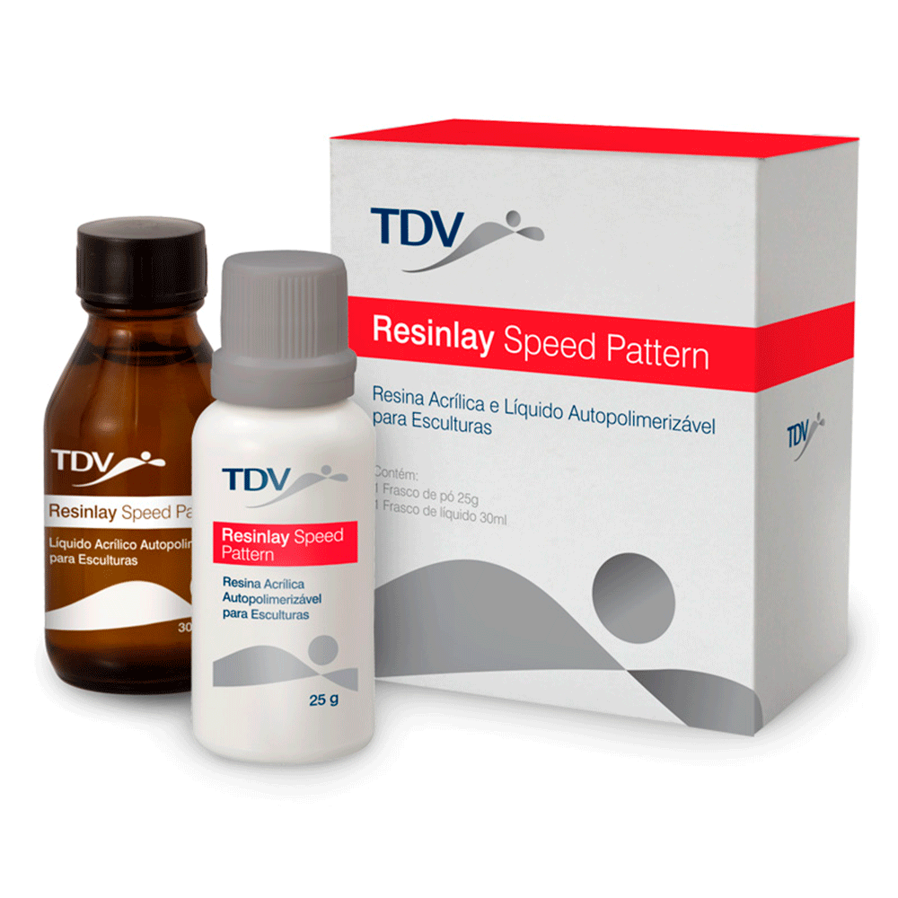 Encontraproduto.com.br - Resinlay Speed Pattern Kit Vermelho - TDV