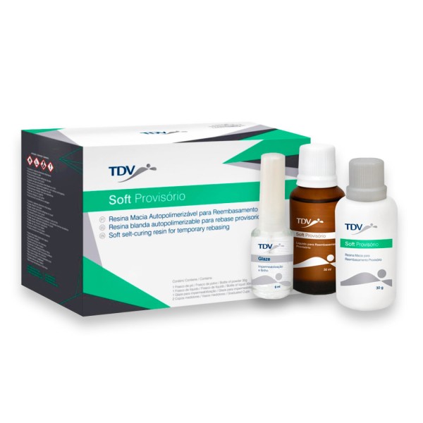 Encontraproduto.com.br - Kit Reembasador Soft Provisório Incolor - TDV