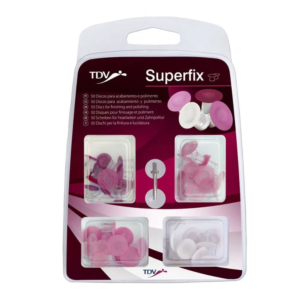 Encontraproduto.com.br - Disco de Lixa Superfix Sortido com 50 + Mandril - TDV