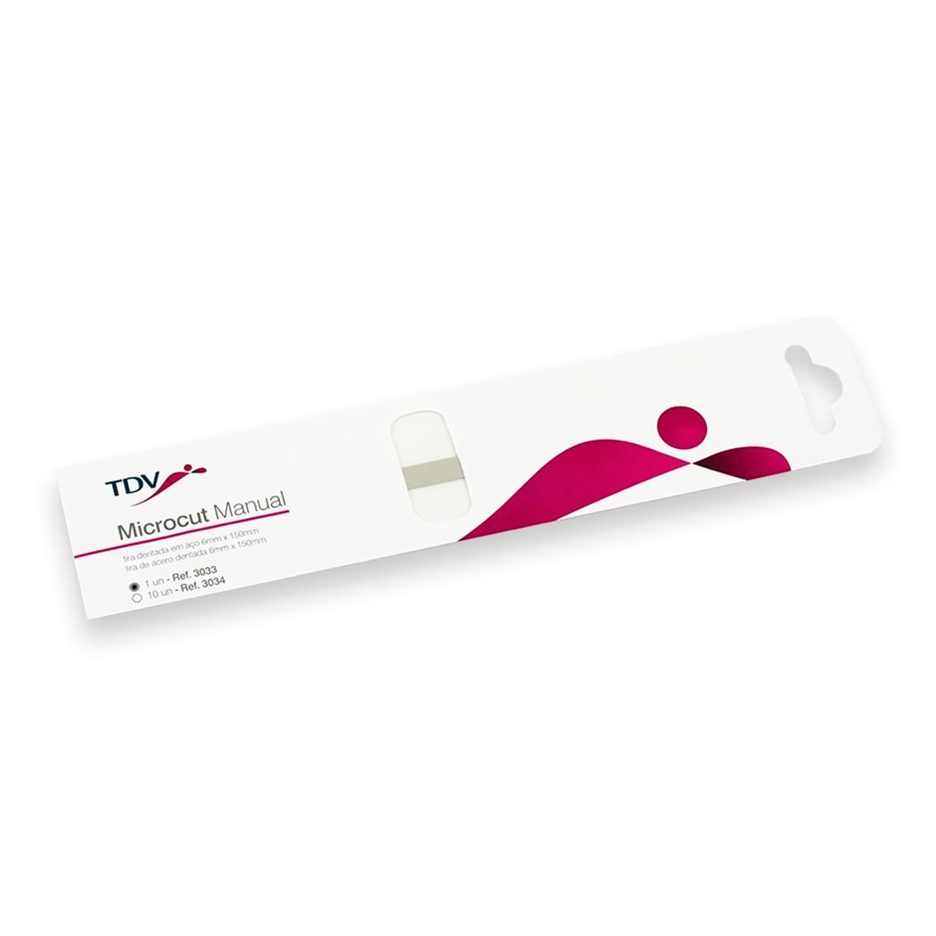 Encontraproduto.com.br - Tira Dentada em Aço Microcut Manual - Tdv