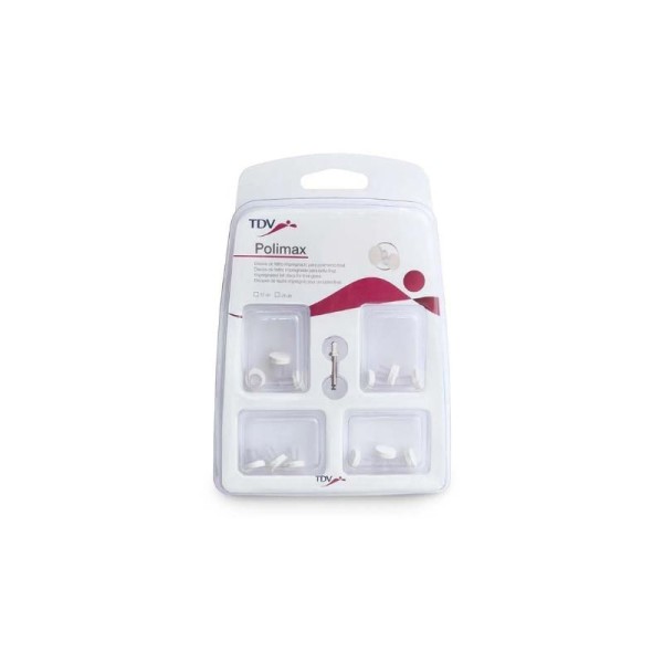 Encontraproduto.com.br - Disco de Feltro Polimax 9,5mm com 24 + Mandril - TDV