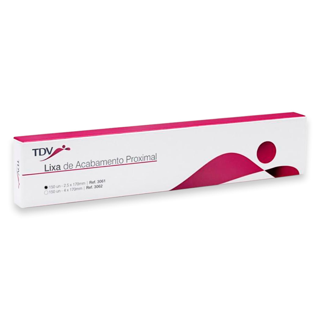 Encontraproduto.com.br - Tira de Lixa de Poliéster para Acabamento Proximal com 150 2.5mm - TDV