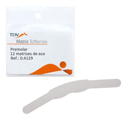 Encontraproduto.com.br - Matriz Tofflemire Pré-molar 12 Unidades - TDV