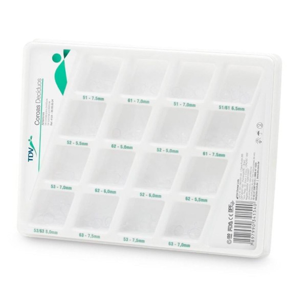 Encontraproduto.com.br - Coroa Transparente Deciduo Anterior - TDV