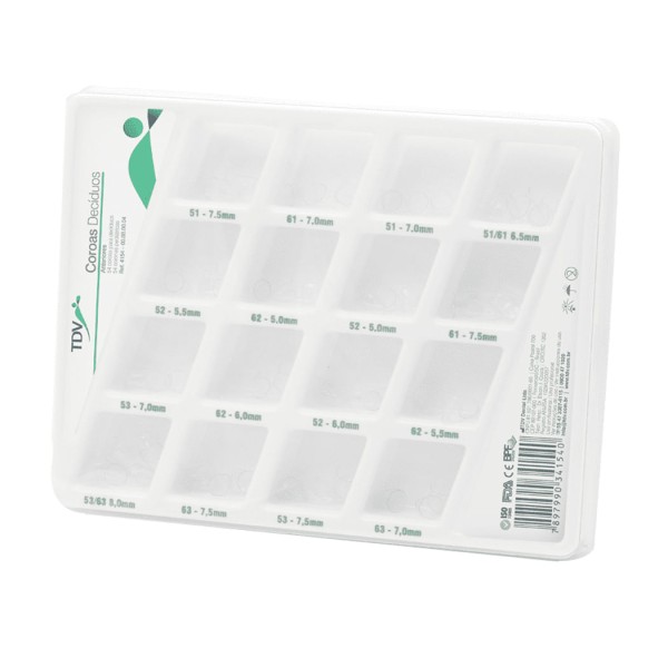 Encontraproduto.com.br - Coroa Transparente Deciduo Anterior - TDV