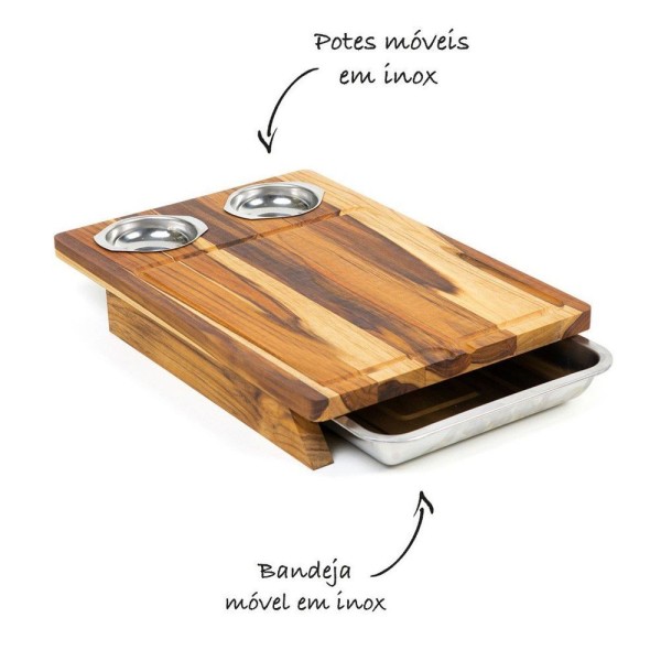 Encontraproduto.com.br - Tabua Multiuso Teca 1201 44X30 Stolf