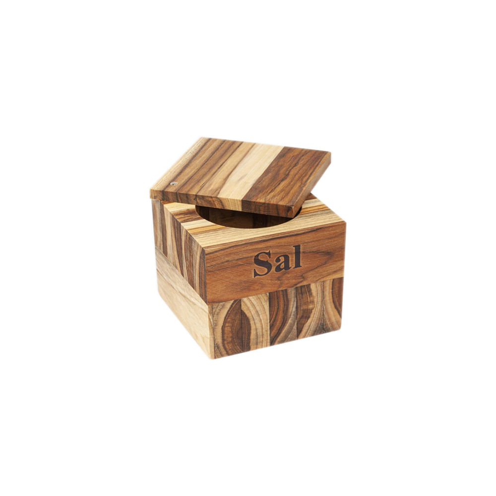 Saleiro teca Stolf Premium 10cm
