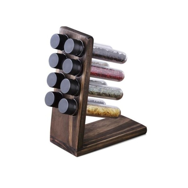 Encontraproduto.com.br - Porta temperos vertical Stolf 9 peças