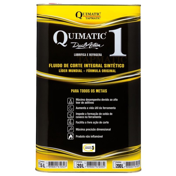 Encontraproduto.com.br - Quimatic 1 Fluido De Corte Para Todos Os Metais 5 L Tapmatic