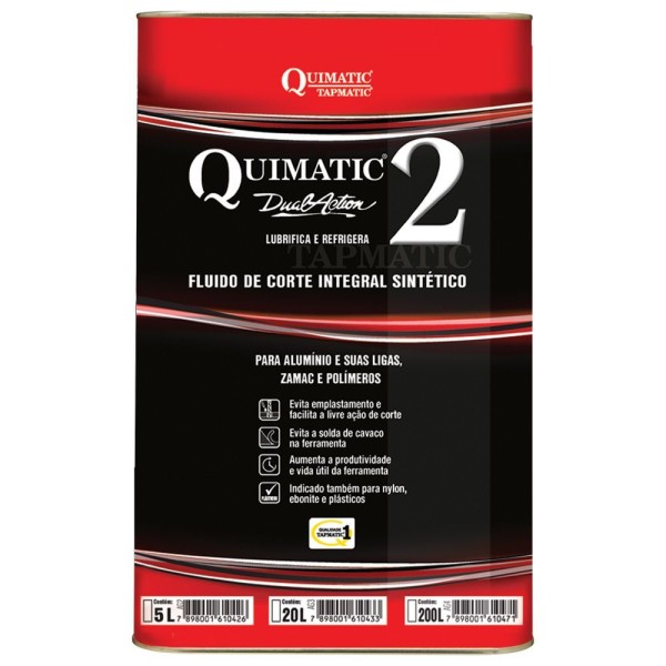 Encontraproduto.com.br - QUIMATIC 2 Fluido de Corte para Alumínio AG2 Quimatic Tapmatic 5 L
