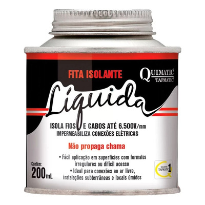Fita Isolante Quimatic Liquida 200ML Incolor