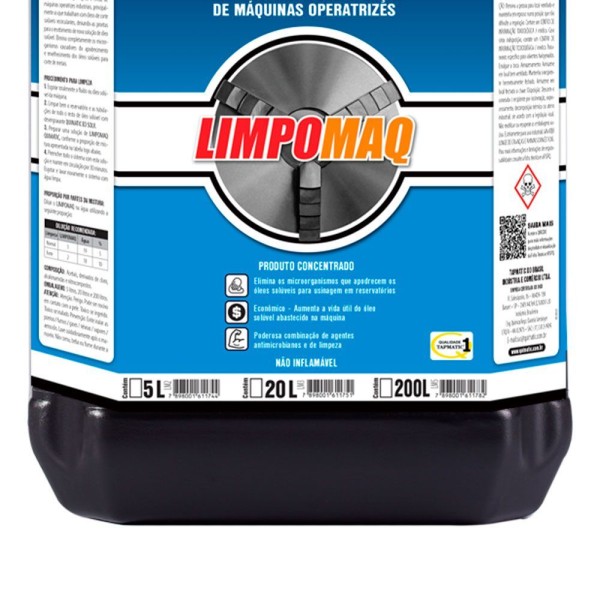Encontraproduto.com.br - Limpomaq Bactericida 20 L Quimatic Tapmatic
