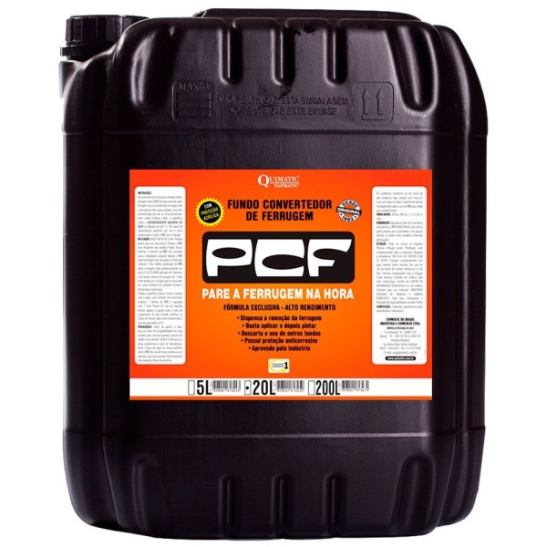Encontraproduto.com.br - PCF Fundo Convertedor de Ferrugem DD5 Quimatic Tapmatic 20 L