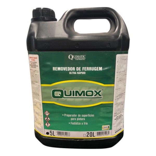 Encontraproduto.com.br - Quimox Removedor De Ferrugem 5 L Quimatic Tapmatic