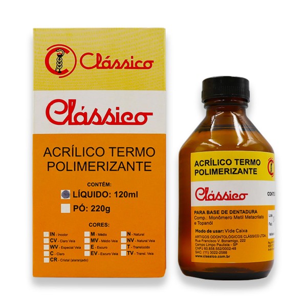 Encontraproduto.com.br - Clássico Líquido Termopolimerizável - Clássico
