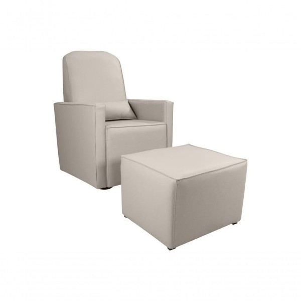 Poltrona De Balanço Annecy Matrix Corino Off White