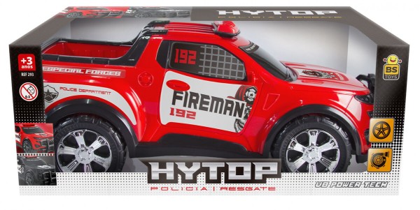 Encontraproduto.com.br - Pick Up BS Toys Hytop Policia - Cores Sortidas