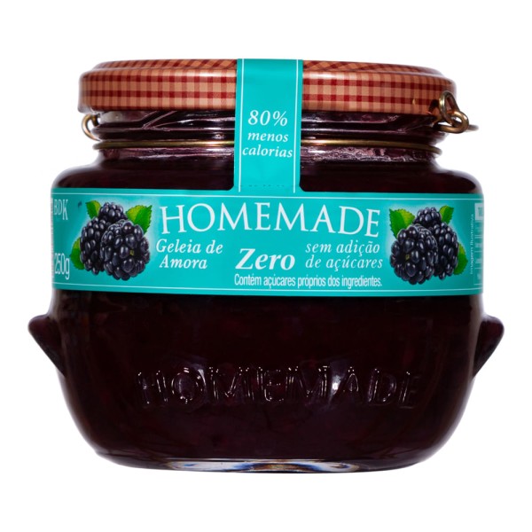 Encontraproduto.com.br - Geléia de Amora Homemade Zero 250g
