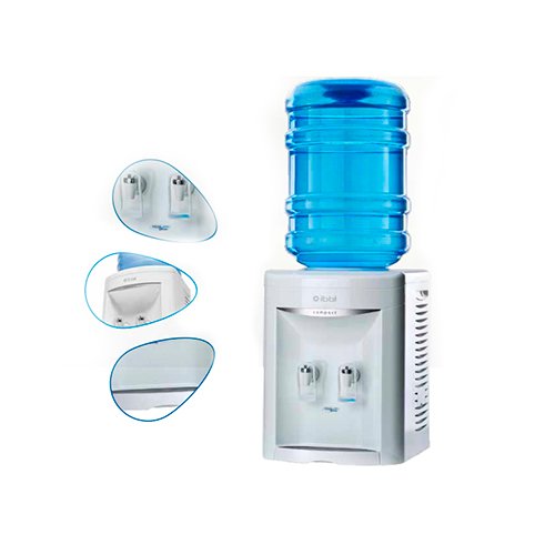 Encontraproduto.com.br - Bebedouro de Mesa para Garrafão Compact Branco 127V IBBL