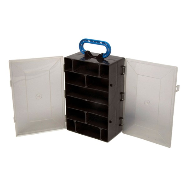 Encontraproduto.com.br - Organizador Doublebox com Tampa Transparente Polymer