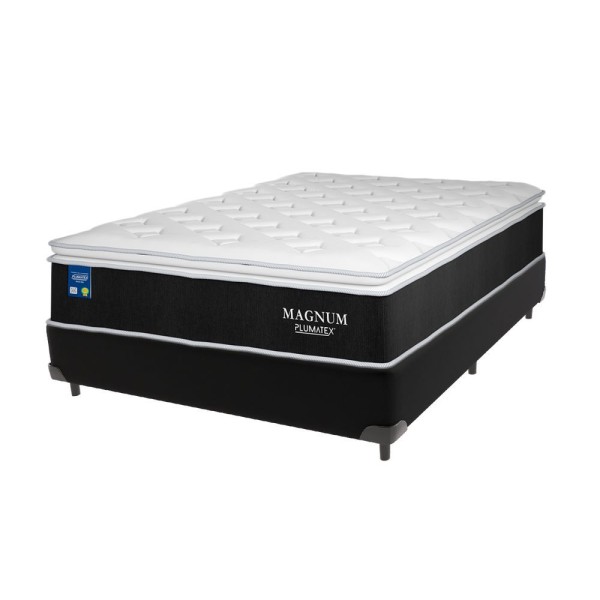 Encontraproduto.com.br - Cama Box Casal E Colchão Magnum Plumatex Chronos 180g D26