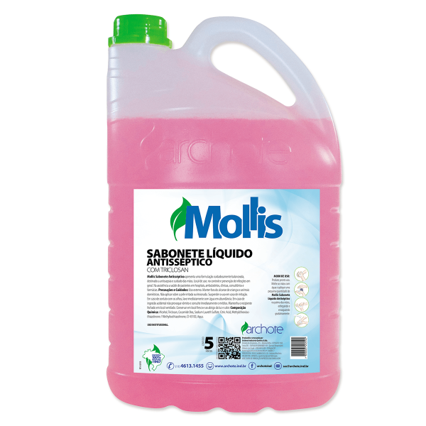 Encontraproduto.com.br - Sabonete Líquido Antisséptico 5L Mollis