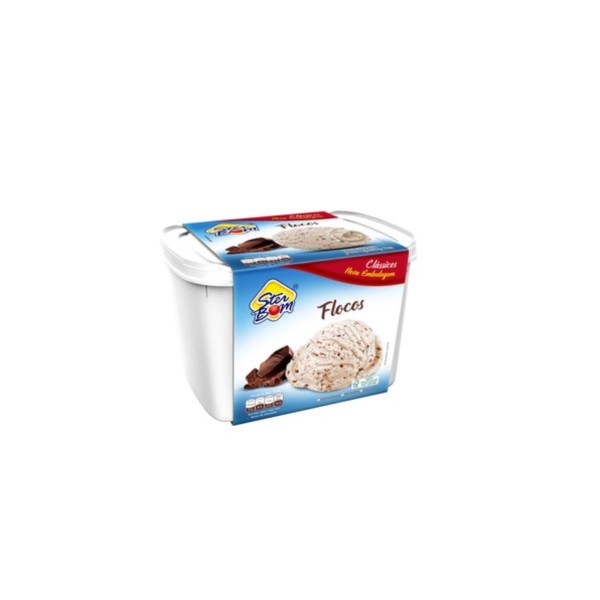 Encontraproduto.com.br - Sorvete Ster Bom Flocos Pote com 2L