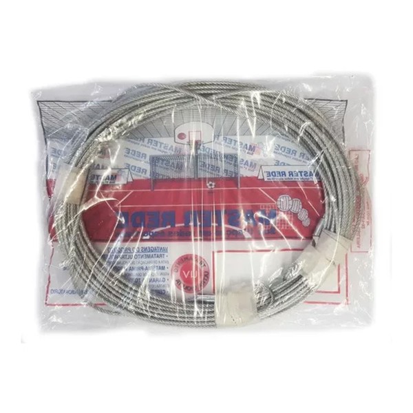 Encontraproduto.com.br - Cabo de Aço Plastificado Para Rede de Tênis- Rede Master