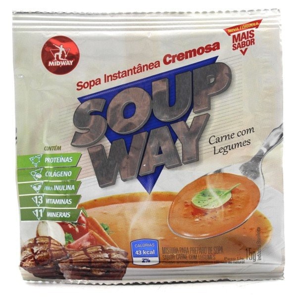Encontraproduto.com.br - Sopa Light de Carne e Legumes Soup Way 15 g