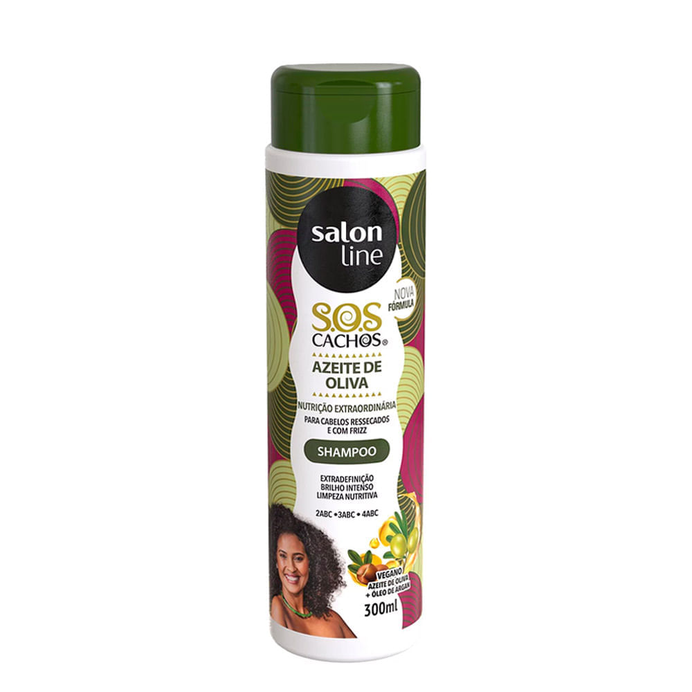 Encontraproduto.com.br - Shampoo Salon Line SOS Cachos Azeite de Oliva 300ml
