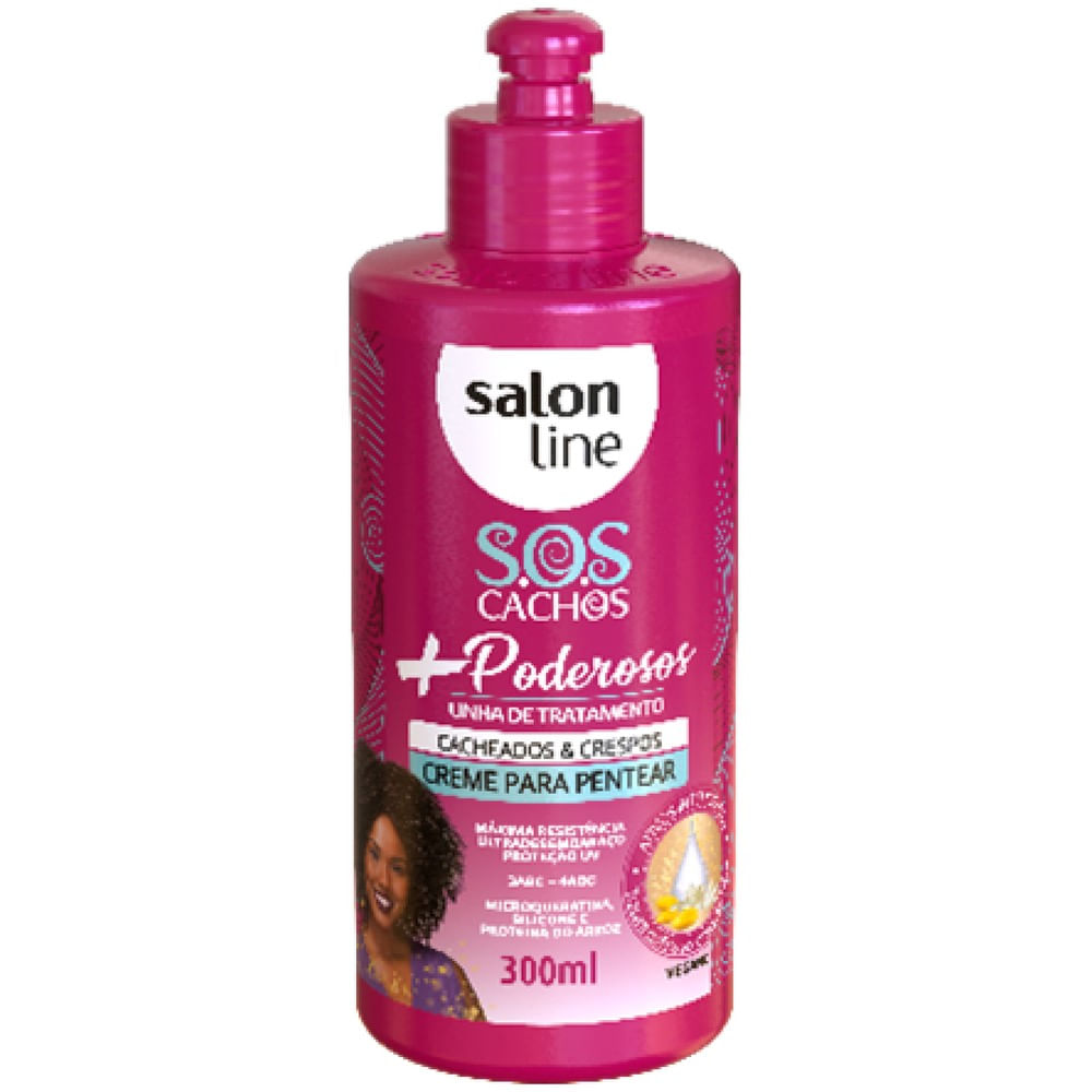 Encontraproduto.com.br - creme Para Pentear Salon Line Sos Cachos + Poderosos 300ml