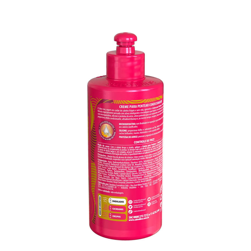 Encontraproduto.com.br - creme Para Pentear Salon Line Sos Cachos + Poderosos 300ml
