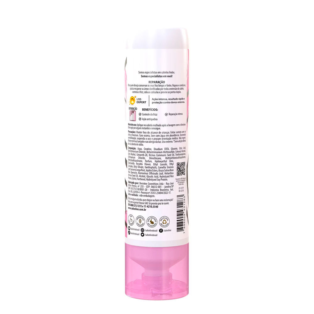 Encontraproduto.com.br - Condicionador Salon Line Meu Liso Muito + Longo 300ml