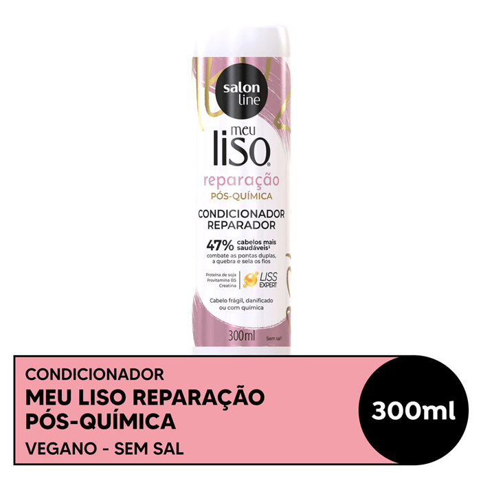 Encontraproduto.com.br - Condicionador Salon Line Meu Liso Muito + Longo 300ml