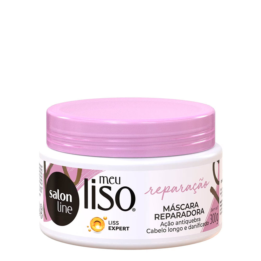 Encontraproduto.com.br - Máscara de Hidratação Meu Liso Muito+Longo Salon Line - 300g