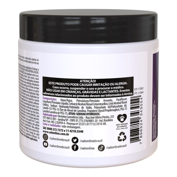 Encontraproduto.com.br - Relaxante Sod Salon Line Sup 400G - Salon Line Relax