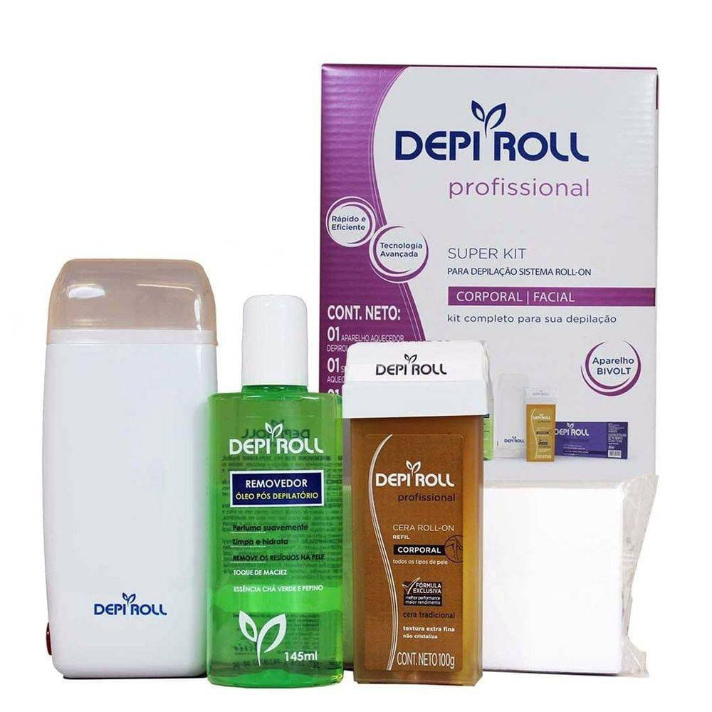 Encontraproduto.com.br - Aparelho Depilatório Depi Roll Kit Super Bivolt.