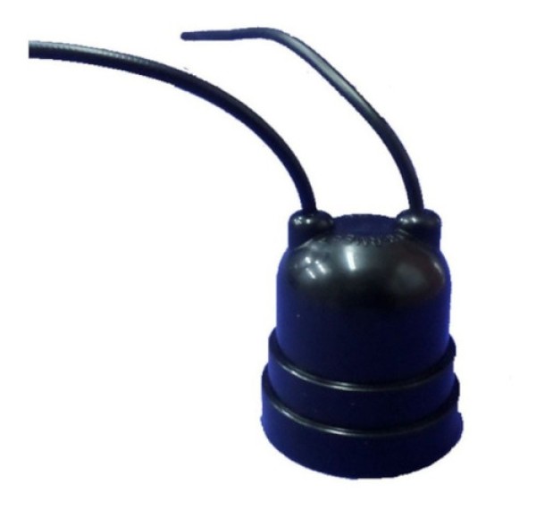 Encontraproduto.com.br - Bocal Soquete PVC E27 Com Fio 4A 250V Preto GERMER