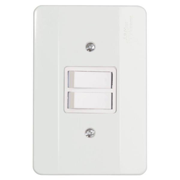 Encontraproduto.com.br - Interruptor Mill 2Par C/Pl D2P-E2M-21005 c/10pcs