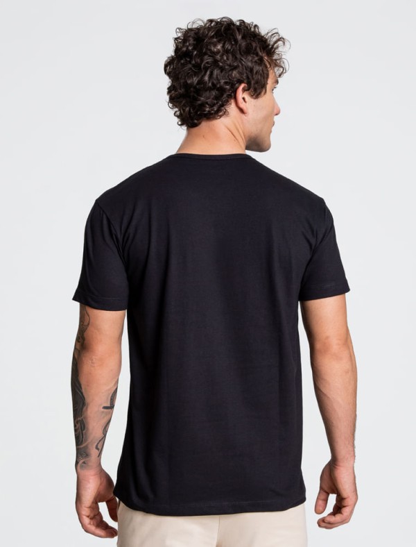 Encontraproduto.com.br - Kit Henley - Mix Preta e Branca