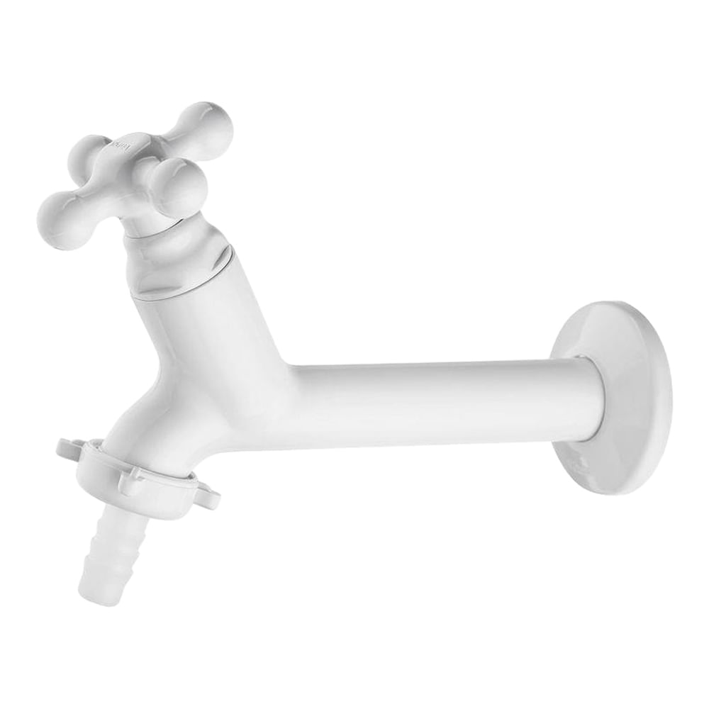 Encontraproduto.com.br - Torneira Viqua Marujá para Pia com Bico Mangueira 1/2 x 3/4